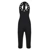 Raven Eyelet Capri Jumpsuit