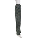 Campus Crush Plaid Flare Pants
