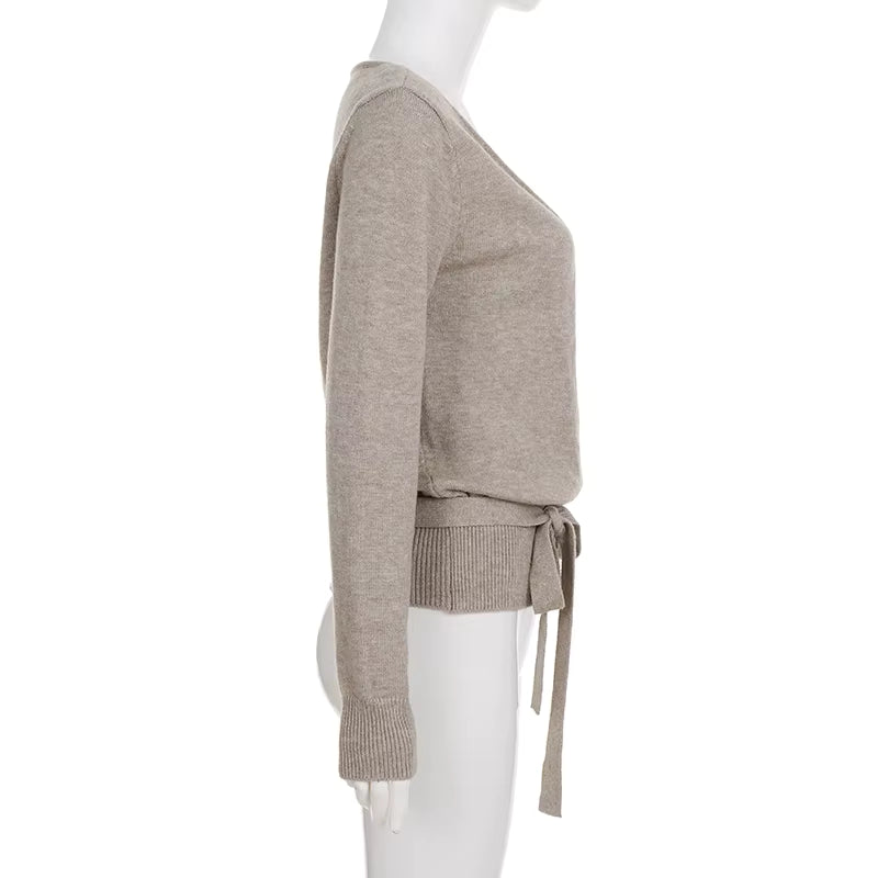 Soft Focus Wrap Sweater