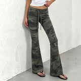 Off Duty Camo Flare Pants
