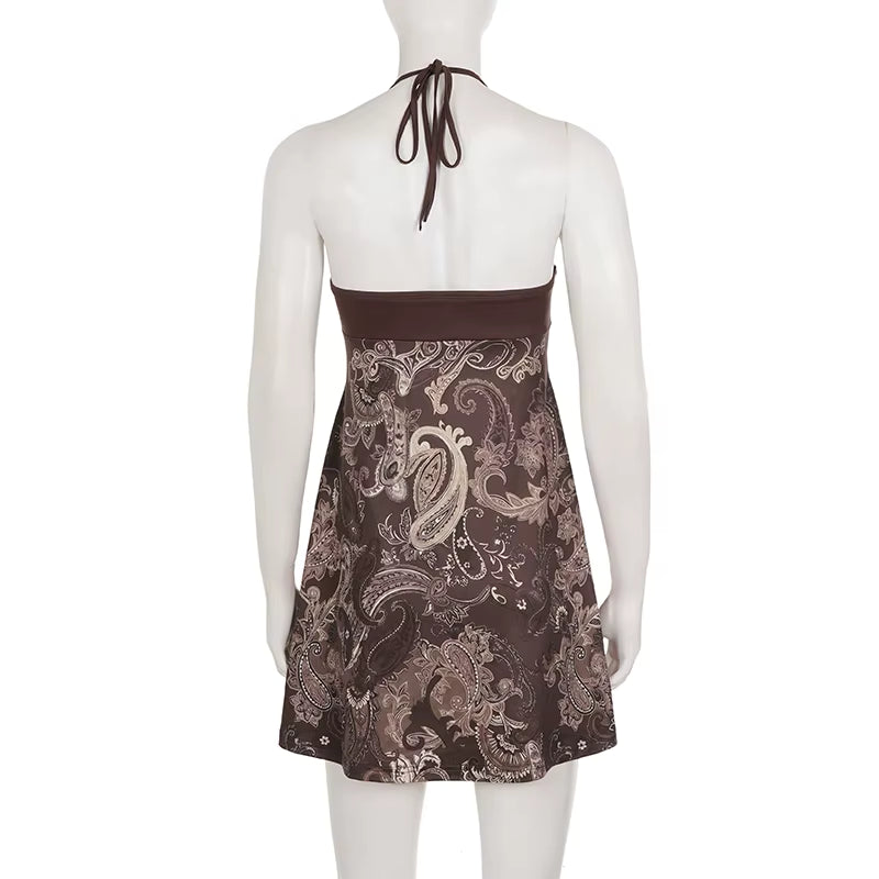 Sienna Paisley Mini Dress