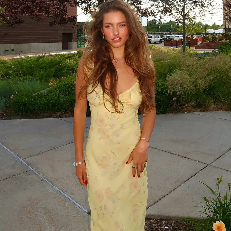 Limoncello Kiss Maxi Dress