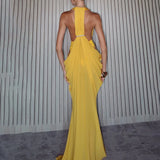 Solara Drape Maxi Dress