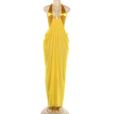 Solara Drape Maxi Dress