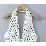 Champagne & Polka Dots Dress
