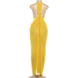 Solara Drape Maxi Dress