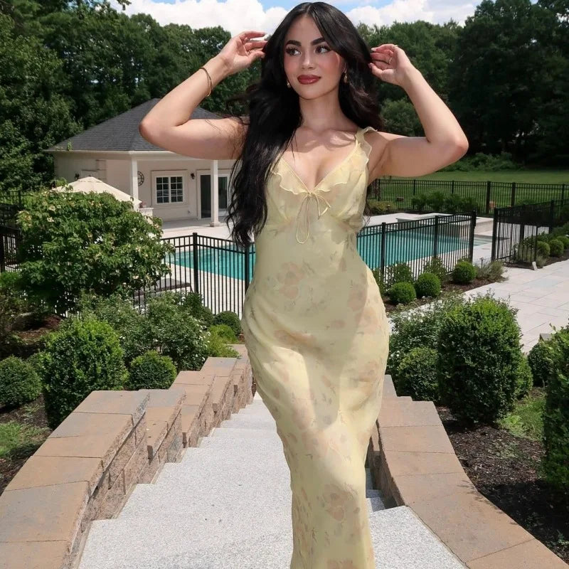 Limoncello Kiss Maxi Dress