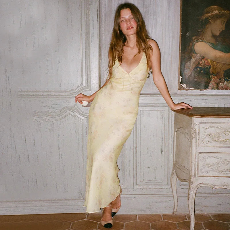Limoncello Kiss Maxi Dress