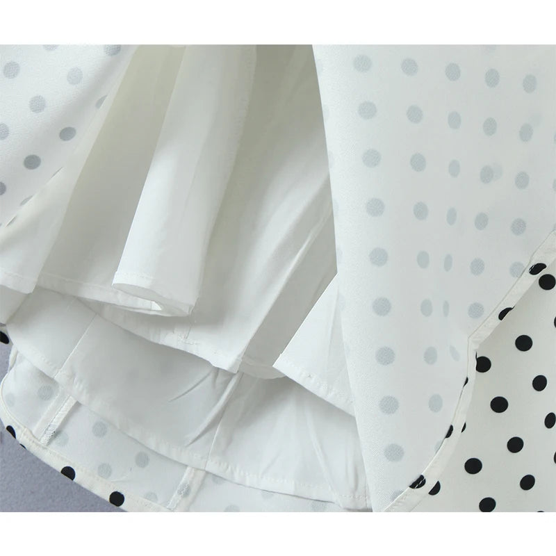 Champagne & Polka Dots Dress