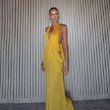 Solara Drape Maxi Dress