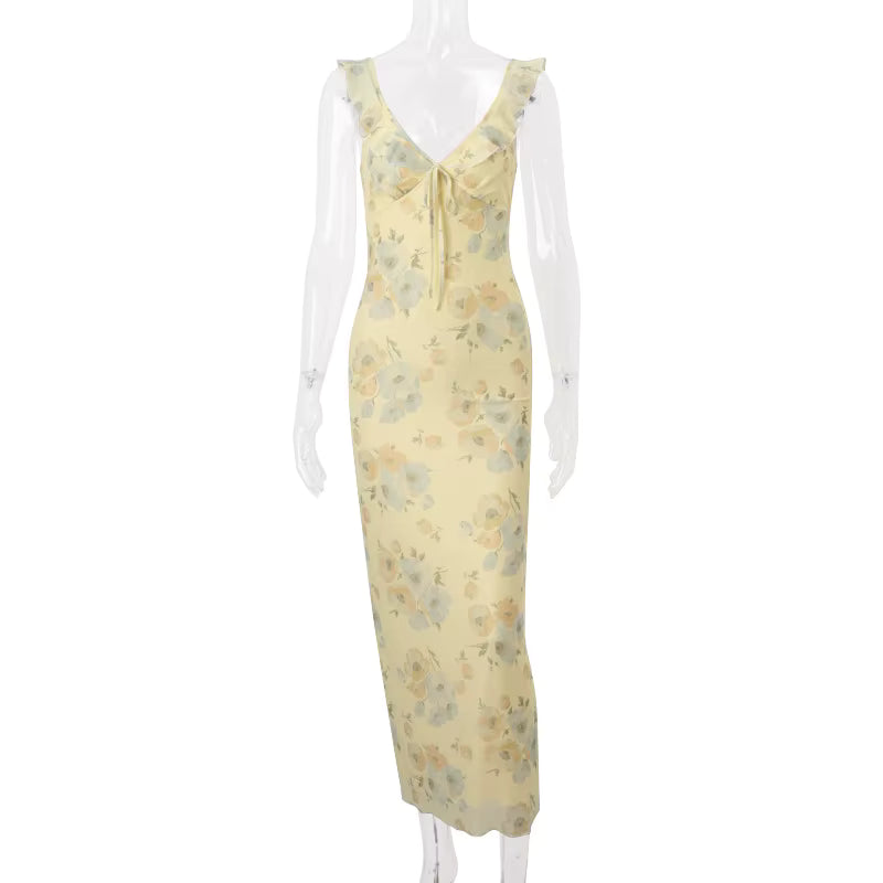 Limoncello Kiss Maxi Dress