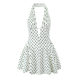 Champagne & Polka Dots Dress