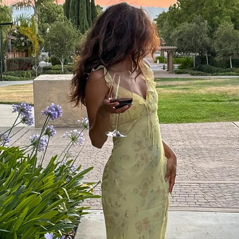 Limoncello Kiss Maxi Dress