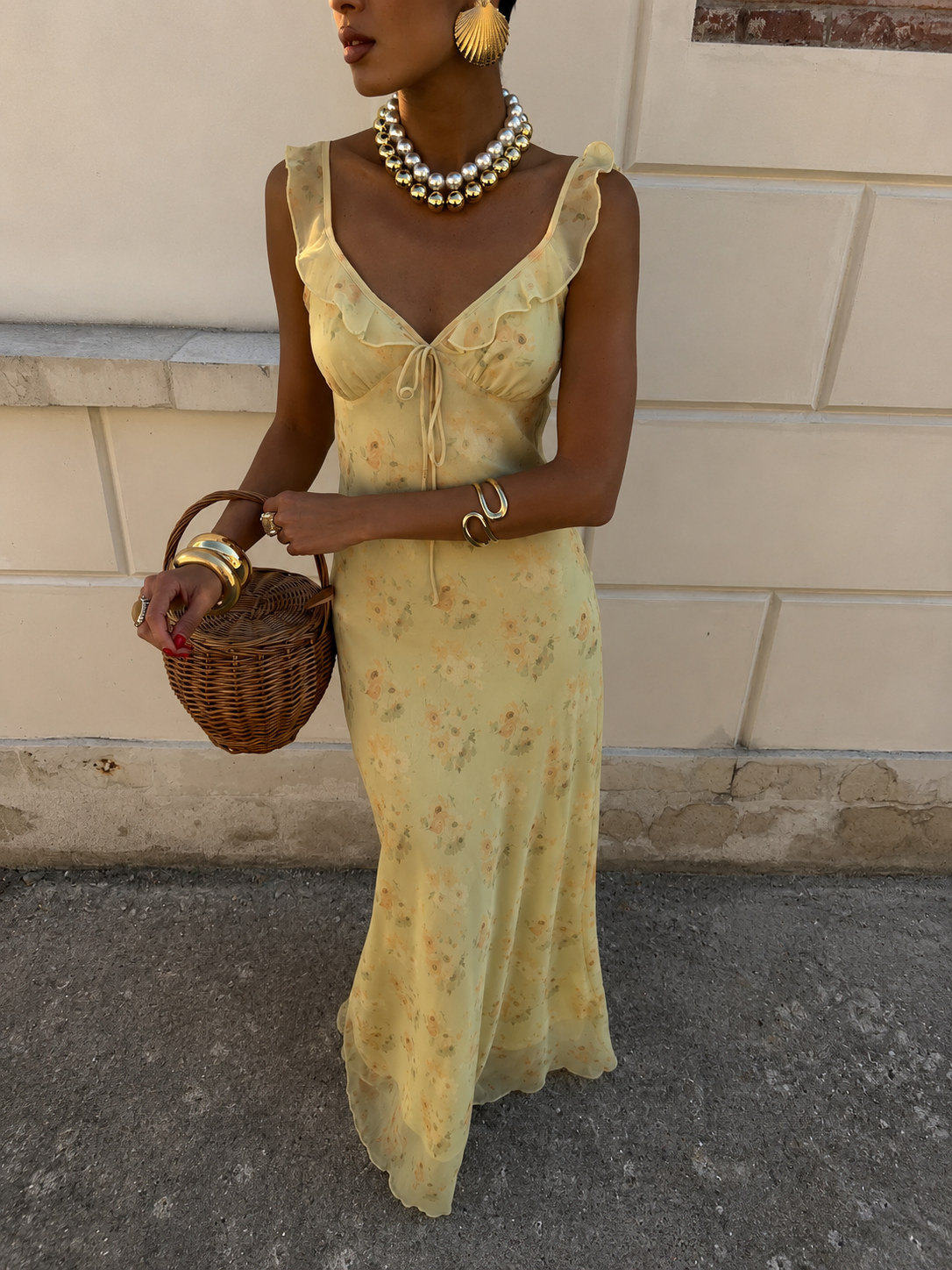 Limoncello Kiss Maxi Dress