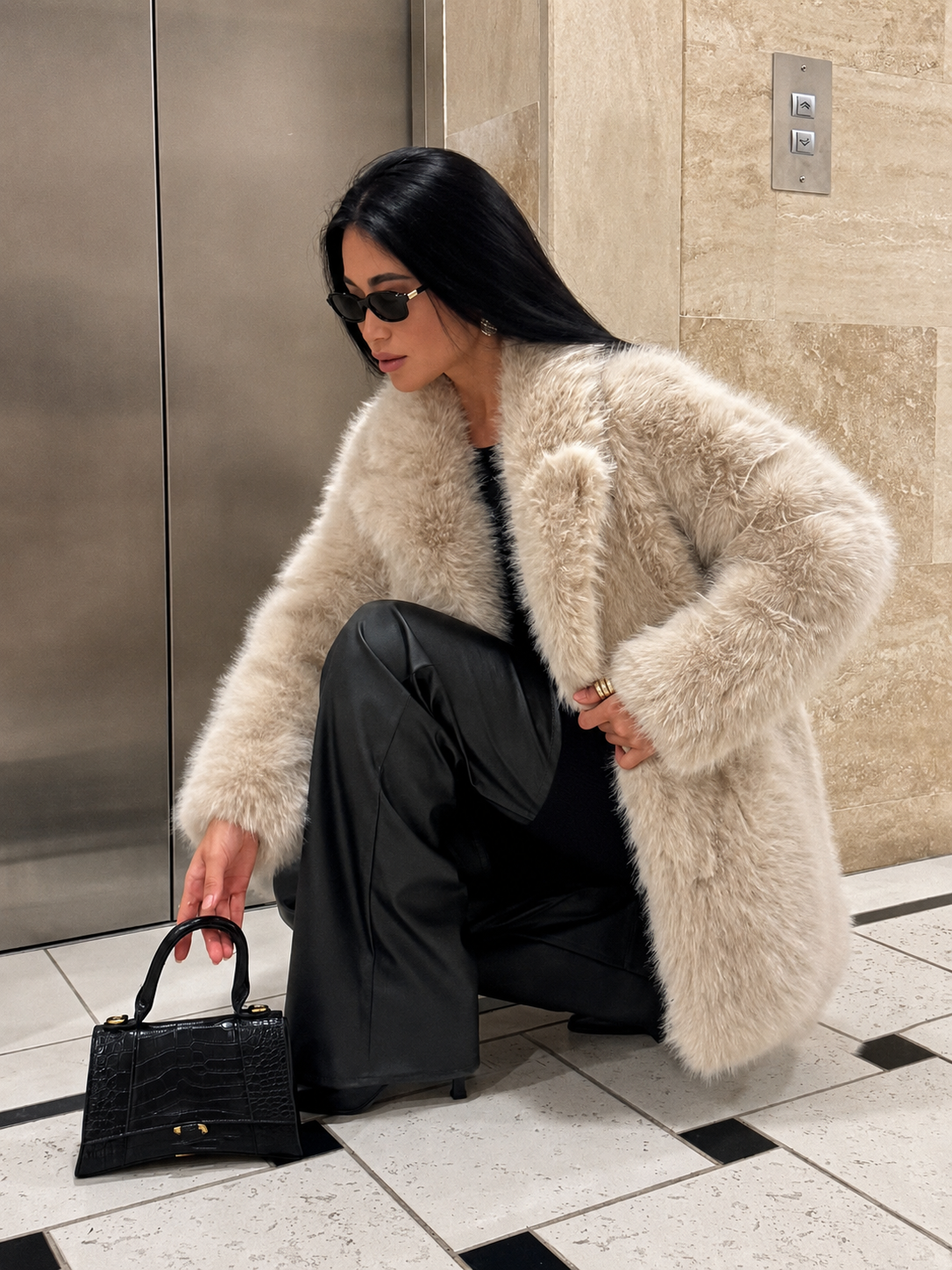 Penthouse Princess Faux Fur Coat