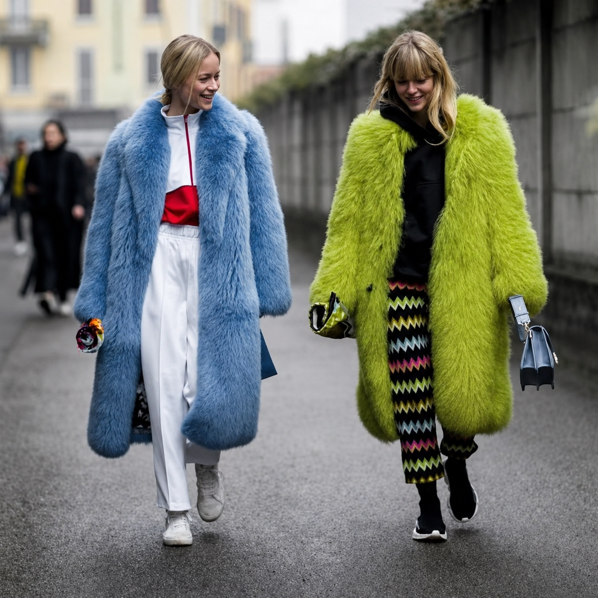 Main Character Energy Faux Fur Coat