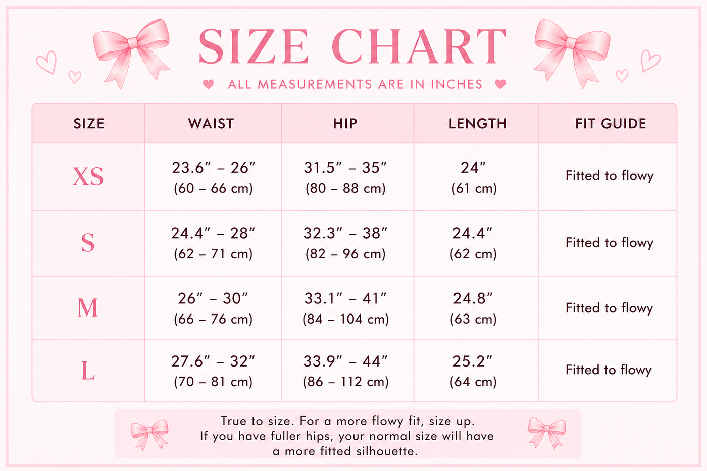 Size Guide
