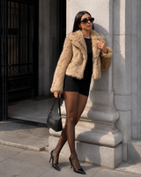 Golden Hour Faux Fur Jacket
