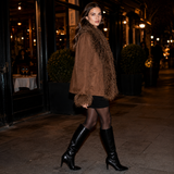 Cocoa After Dark Shag Jacket