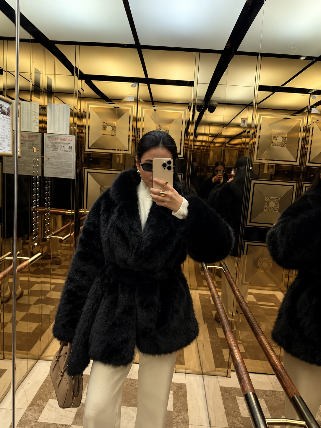 Penthouse Princess Faux Fur Coat