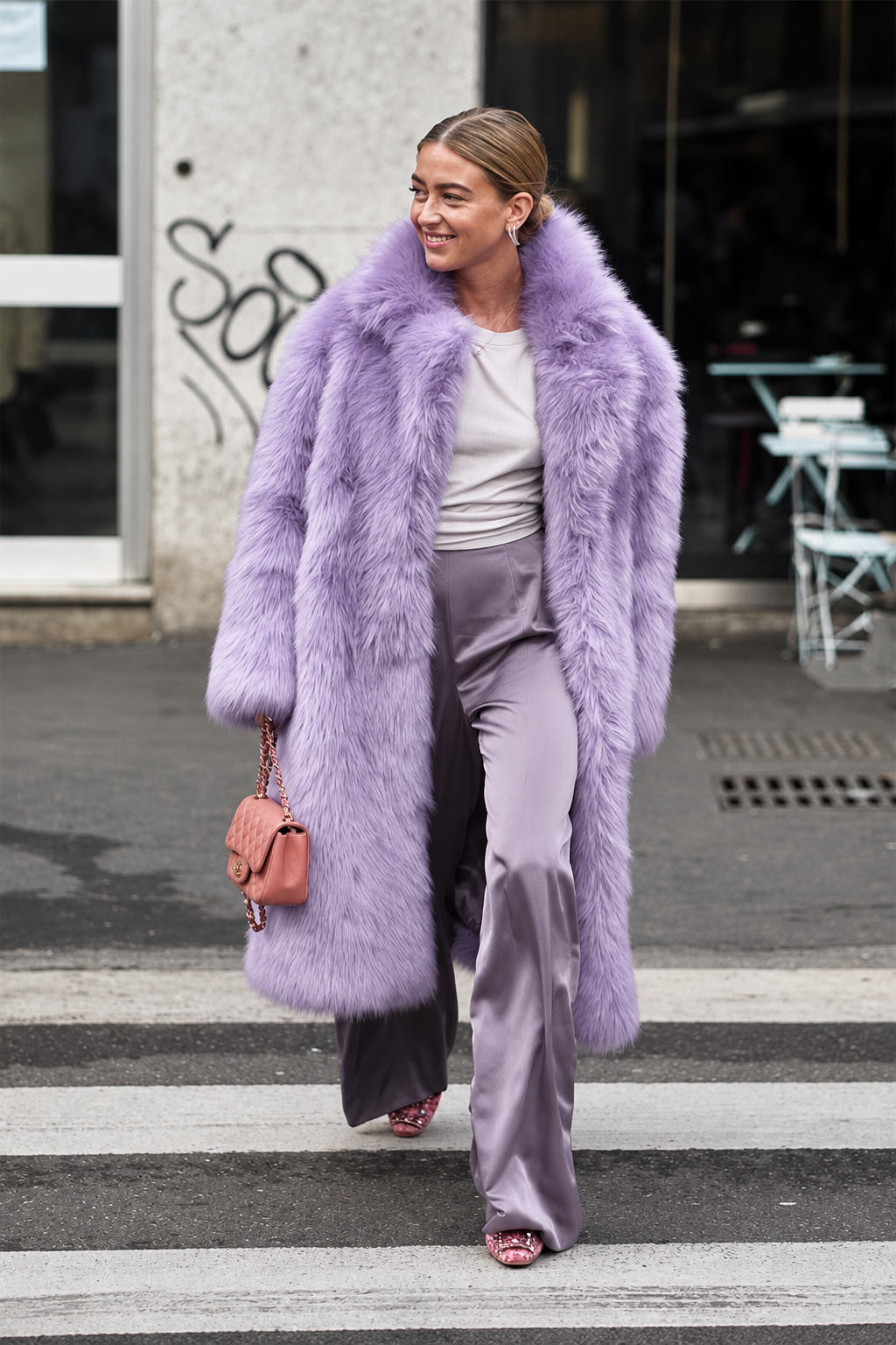 Main Character Energy Faux Fur Coat