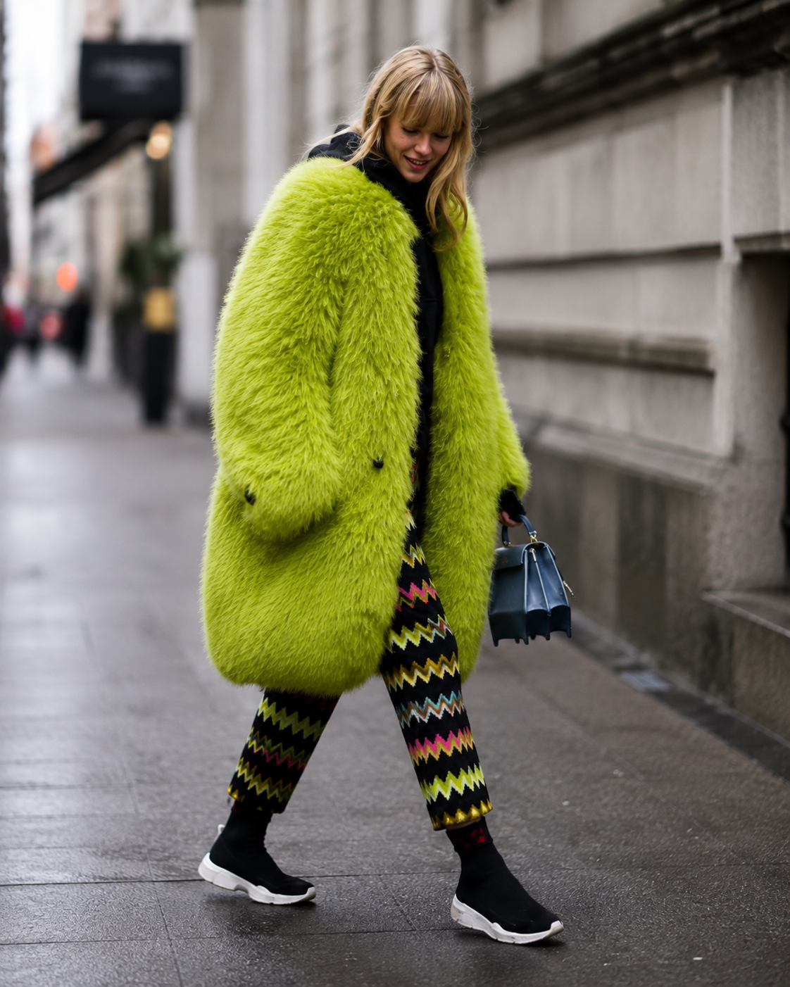 Main Character Energy Faux Fur Coat