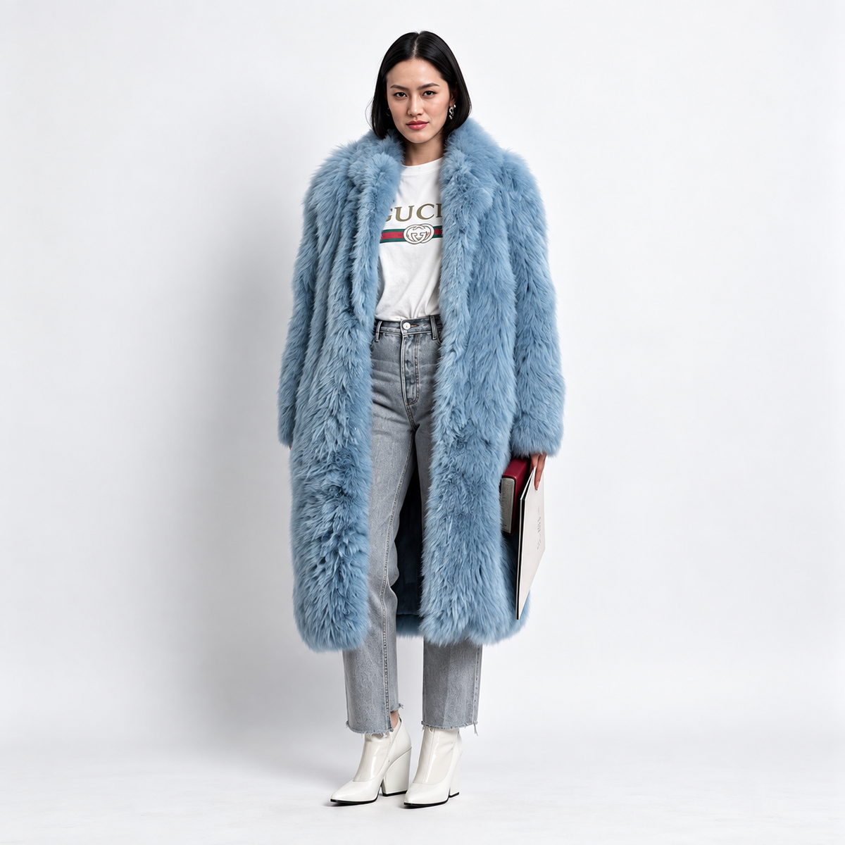 Main Character Energy Faux Fur Coat